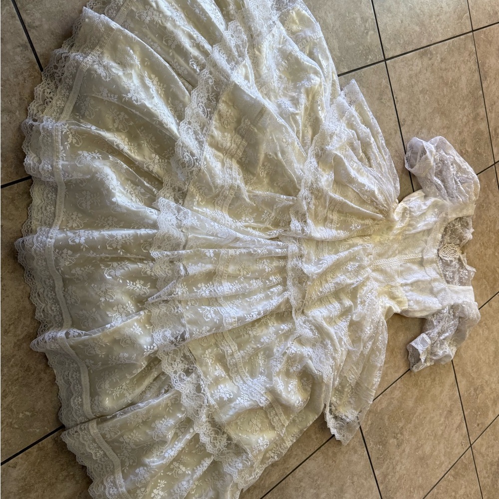 Jessica McClintock Lace Dress - Picture 2 of 15